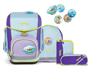 ergobag cubo Set ergonomischer Schulranzen, Vorgänger-Kollektion, klassisch 5-teilig 1. Klasse Grundschule