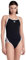 Arena Damen Badeanzug Einteiler One Piece Icons Super Fly Back Solid, Farbe:Schwarz, Größe:32, Artikel:-510 Black/White