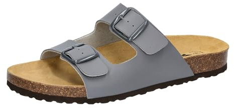 Lico Herren Pantolette Pantolette Bioline Man, grau, 40 EU