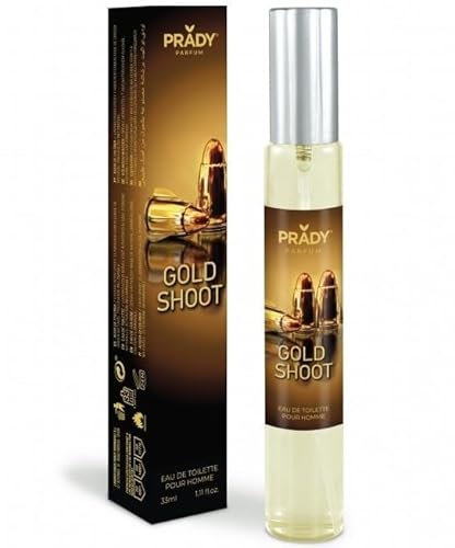 Prady - Eau de Toilette Gold Mann 33ml - Männer - 33ml - Luxuriöser, holziger und orientalischer Duft für den eleganten Mann!