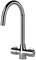 Franke Smart Pro Cruciform Two Lever J Swivel Spout Kitchen Tap in Chrome