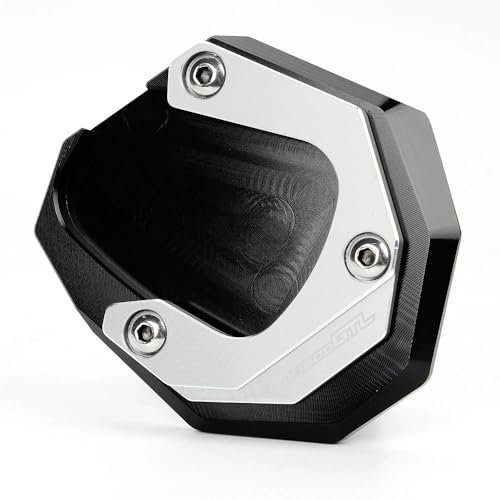 Seitenständer Vergrößerung Platte Für B&M&W K1600B K1600GT K1600GTL 2017-2023 (Nicht Für 2011-2016), CNC-Motorrad-Ständer, Fuß-Seitenständer-Verlängerungspad, Schlüsselanhänger