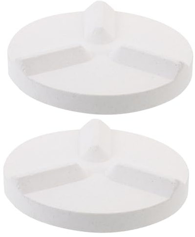 Operitacx 2stücke Keramik Ofenunterlage Feuerfeste Unterstützungsmatte Für Brennofen Bewegliche Matte Für Töpferöfen Ofenwerkzeugzubehör