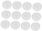 WATIIFUFU 1 Set 12 Stück Milchaufbewahrungsbecher Dichtungsscheiben Für Gläser Weithals Sammelflasche Verschlussdeckel Verschlusskappen Deckel Babyflaschen Dichtungsscheiben