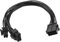 CPU 8 polig auf CPU 8 polig + 4 polig Motherboard Stromverlängerungskabel ATX Stromkabel 8-polig EPS 12V 0.25 m Flexibles und langlebiges Netzteilkabel für optimale Leistung in Gaming PCs
