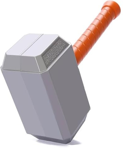 Tomatoys Martillo Juguete Niño Para Disfraz Vikingo Niño. Martillos Juguetes Fantasticos. Martillo De Juguete Para Disfraz Vikingo Niño. Complementos Vikingos para Disfraces para Niños.