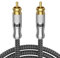 EMK Câble RCA Câble Subwoofer Câbles Audio Coaxiale Câbles RCA vers COAX Plaqué or (Double blindage; Split-tip) Câble SPDIF Mâle à Subwoofer Mâle pour DVD, AMP, TV, Barre de son, Soundbar (3 m)