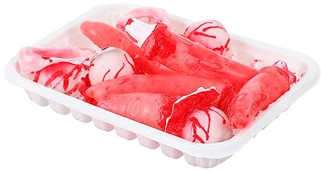 TOYANDONA 1satz Simulation Menschliche Organe Halloween Deko Requisiten Gruselige Blutige Fast Food Box Für Halloween-Partys Und Dekorationen