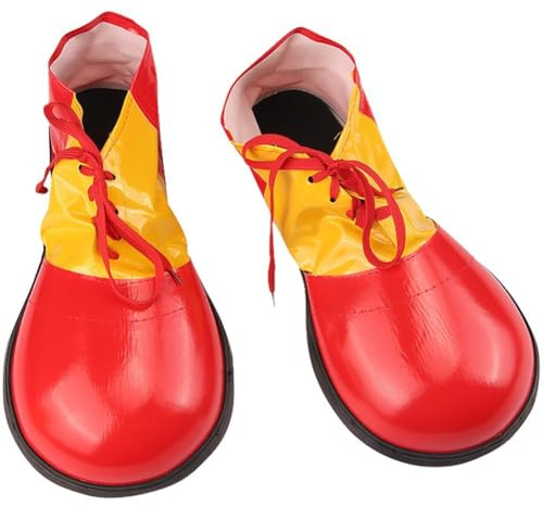 Stakee Clownschuhe Aus Leder Für Erwachsene, 1 Paar, Cosplay, Clown-Requisiten, Party-kostümzubehör, Karneval, Zirkusclown-Schuhe, Maskerade, Halloween-kostümschuhe