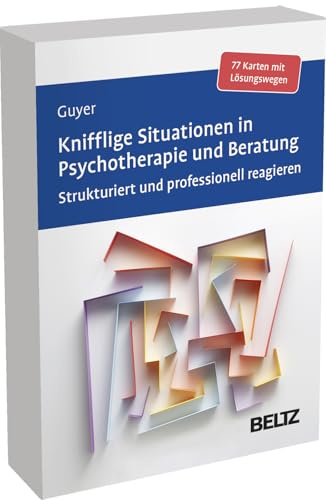 Knifflige Situationen in Psychotherapie und Beratung: Strukturiert professionell reagieren. 77 Karten mit Lösungswegen in stabiler Box. Mit ... 9,8 x 14,3 cm (Beltz Therapiekarten)