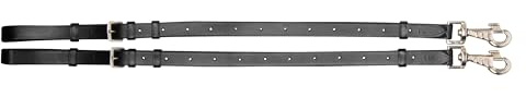 Imperial Riding Ausbinder IRH Core, Leder-Ausbinder verstellbar, Schwarz, Full