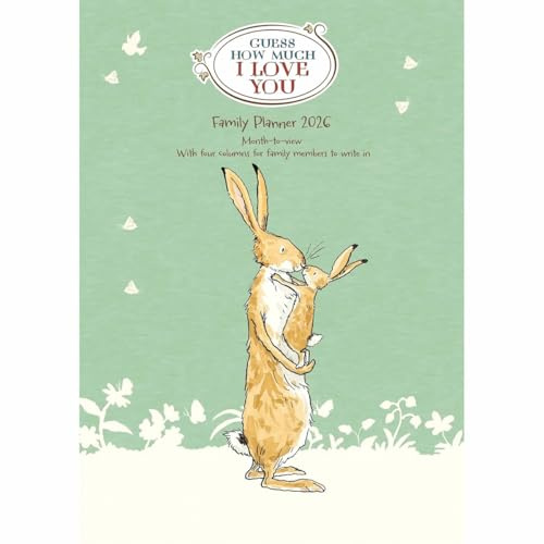 Guess How Much I Love You A3 Family Planner 2026, Family Planners, Gift