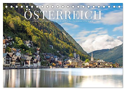 Alpenland Österreich (Tischkalender 2026 DIN A5 quer), CALVENDO Monatskalender: Zauberhafte Einblicke ins Land der Berge. (CALVENDO Orte)