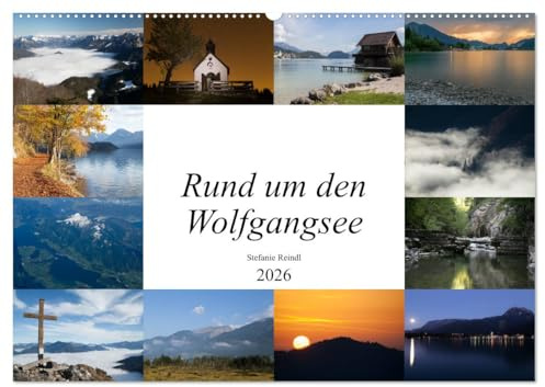 Rund um den Wolfgangsee (Wandkalender 2026 DIN A2 quer), CALVENDO Monatskalender: Das Naturparadies im Salzkammergut (CALVENDO Natur)