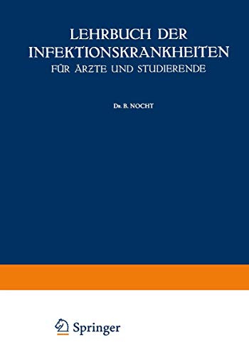 Lehrbuch der Infektionskrankheiten für Ärzte und Studierende