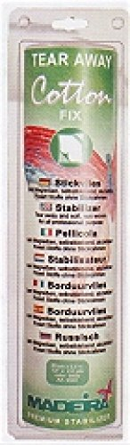 Madeira Cotton Fix - Stabilizzatore per ricamo a macchina, colore: Bianco