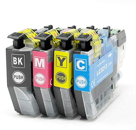 OBV 4X kompatible Tintenpatrone als Ersatz für Brother LC3211 LC3213 für Brother MFC-J491DW MFC-J497DW MFC-J890DW MFC-J895DW DCP-J572DW DCP-J772DNW DCP-J772DW DCP-J774DW schwarz Cyan Magenta gelb
