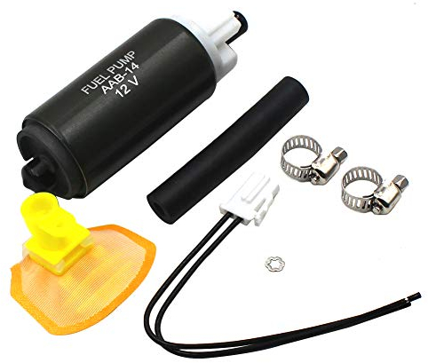 Road Passion Elektrisch Kraftstoffpumpe Benzinpumpe 12V 110LPH Universal Selbstansaugend Kompatibel für Suzuki Boulevard S83/S50/S40/C109R/C50/C90/M109R/M50B 2005-2009