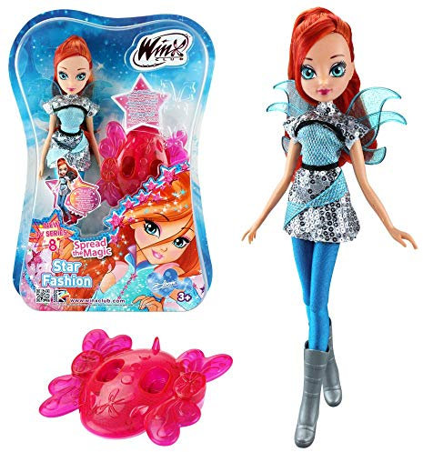 Winx Club Bloom | Star Fashion Puppe Staffel 8 | Winx-Board mit Lichteffekt