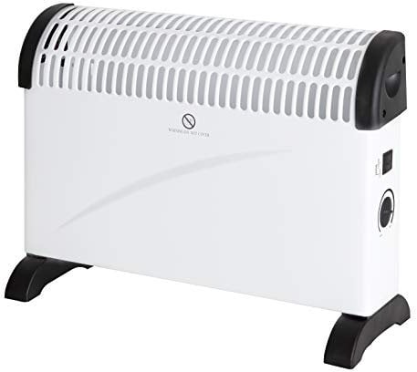 Warmlite WL41001N 2000W Convection Heater with Adjustable Thermostat, White
