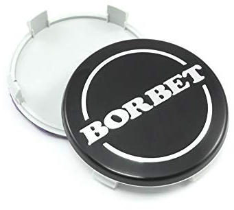 1x Borbet Nabendeckel Felgendeckel Nabenkappe 68,4mm für Borbet XR Y Schwarz LK 5x120