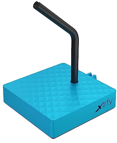 Xtrfy B4, Mouse Bungee per un Maggiore Comfort di gioco Portacavo flessibile per Mouse da Gioco, Piedino Stabile, Fondo Antiscivolo, Pratico e Compatto, Miami Blue
