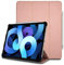 TECHGEAR Coque pour iPad Air 5 2022, Air 4 2020 [Compatible Apple Pencil] Coque Smart Case Stand Trois-Pli avec Protection d'Angles pour iPad Air 10.9 Pouces - Rose Gold