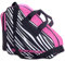 Sherwood Schlittschuhtasche, Inliner-Tasche für Erwachsene und Kinder, Eishockey-Bag, ideal für Rollschuhe und Eislaufschuhe (Pink Zebra)