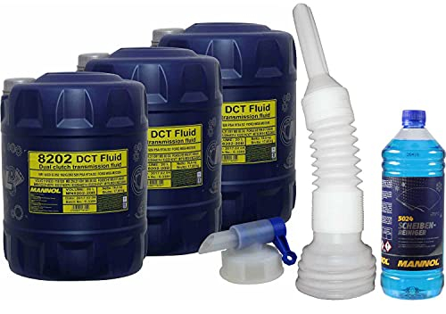 QR-Parts Set 60 Liter 85470634 MN8202-20 CT4503 DIN61 5024 1 Original MANNOL Scheiben-Reiniger -70 °C Frostschutz Konzentrat 20 8202 DCT Fluid Auslaufhahn