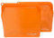 Moonmoon Silicone Food Bags | Reusable Freezer Bags | Leakproof, Resealable Pouches | Dishwasher & Microwave Safe - BPA Free | 2 Set 900ml (Orange)