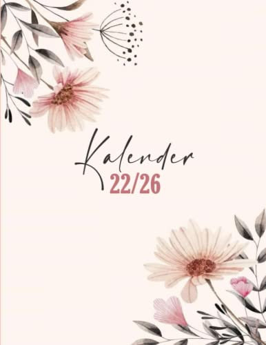 Kalender 2022-2026: Notizbuch für die tägliche Planung | | Buchkalender für die 5 Jahres I Hochglanz Softcover