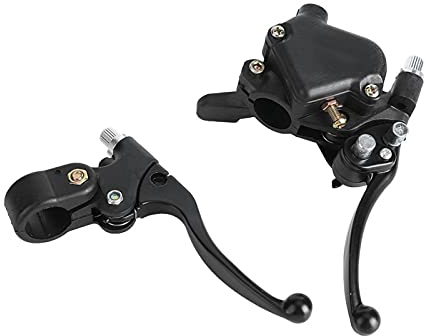 Yosoo Bremshebel, Gas Bremshebel Paar 22mm Links Rechts Daumen Bremshebel Gas Bremshebel Für Mini Moto Quad Pit Bike ATV