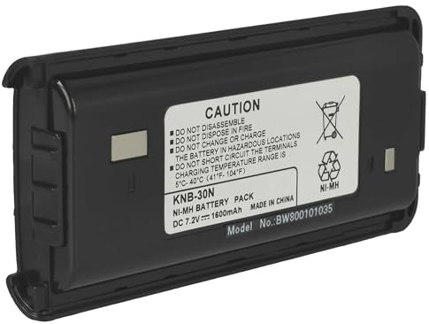 vhbw Akku Ersatz für Kenwood RAD0148 | RAD0031, OSKNB30XT für Funkgerät, Walkie Talkie (1600 mAh, 7,2 V, NiMH)