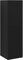 Wuun® Hochschrank 100cm Hängeschrank Badezimmerschrank Wohnwand (Schwarz-Matt)