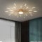 minifair Moderne LED-Deckenleuchte, 20 + 1 Köpfe, halbbündige Deckenleuchte, goldene Kronleuchter, Deckenbeleuchtung für Schlafzimmer, Wohnzimmer, Küche, Esszimmer, Restaurant
