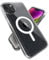 Speck Products Gemshell Glitter iPhone 14 Plus Case, Compatible with MagSafe, Clear/Clear W/Platinum Glitter