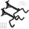 Bike Wall Mount, Bike Hanger Rack for Bike Storage and Space Saving with Foam Padded Protective Frame by Poweka Angle and Wall Distance Adjustable Foldable MTB Road Bike Hanger Wall Mount (2 Pack)