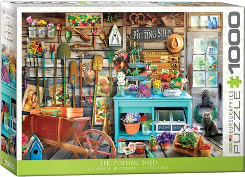 empireposter Wundervolle Gartenlaube Gartentraum - 1000 Teile Puzzle im Format 68x48 cm + Deluxe 3er Set Puzzle Zubehör