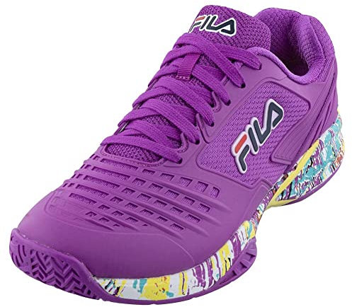 Fila Axilus 2 Scarpe da tennis energizzate viola fiore di cactus e bianco, Viola, 37 EU