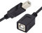 CY USB 2.0 B Type Male to Female Extension Cable 20cm for Printer Scanner Disk