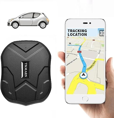 TKMARS GPS Tracker Ohne ABO GPS Tracker Auto 160 Tage Standby-Zeit,Auto GPS Tracker mit App Stark Magnetisch und Wasserdicht(10000mah)