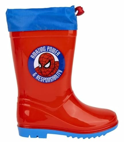 Spiderman Stivali Pioggia PVC Red, Gomma, Multicolore, Taglia Unica