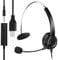 USB-Headset mit Mikrofon, 3,5-mm-Klinkenstecker, Computer-Kopfhörer, 2-in-1, Computer-Headset, PC-Kopfhörer mit Geräuschunterdrückung, Audio-Steuerung, Mehrzweck-Einzelohr-Headset
