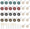 42pcs Polishing Disc Set 25 mm Abrasive Polishing Attachment and Wool Felt Polishing Heads, Polishing Attachment for Cordless Screwdriver Drill Rotary Tools, Polishing Set for Metal Wood Jewellery