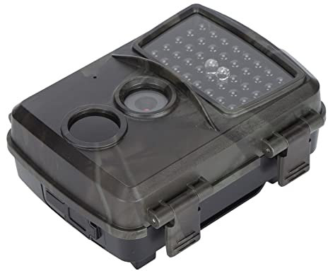 Outdoor-Jagdkamera, 12 MP 1080P Wildkamera mit 52 ° Weitwinkel, PIR-Bewegungserkennung, wasserdichte Nachtsicht für Wildtiere, Haussicherheit, Obstgarten (PR600A)