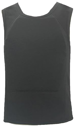 Gilet Pare-balles exécutif Discret dissimulable Niveau IIIA Doux Anti-balles Gilet Pare-balles Militaire pour Airsoft Spécial Outdoor Paintball Training Army B,L