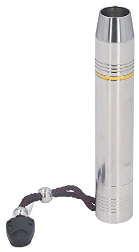 Fdit Mini-Taschenlampe, Bewertungslampe, Schmuckbeleuchtung mit Anerkennungslampe, Jade-Edelstahl-Taschenlampe, Tragbares Ventilzubehör