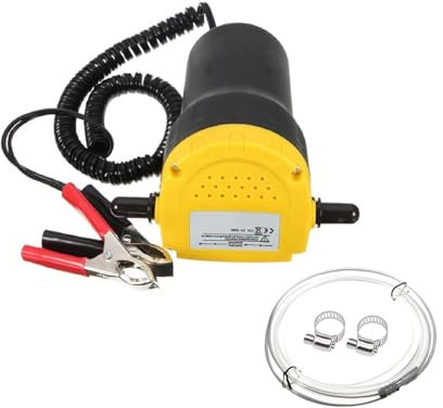 Oil Change Extractor 12V 60W Oil Change Pump Extractor Diesel Fluid Extractor Pump Fuel Transfer Pump with Tubes for Truck RV Boat ATV Auto Car Motorbike