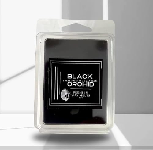 Black Orchid wax melts 80g. Strong long lasting fragrance. Luxurious, elegant, pure and sophisticated