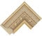 Cornice personalizzabile compatibile con Samsung Frame TV (55) - Cornici dorate (Elegance Gold 80mm)